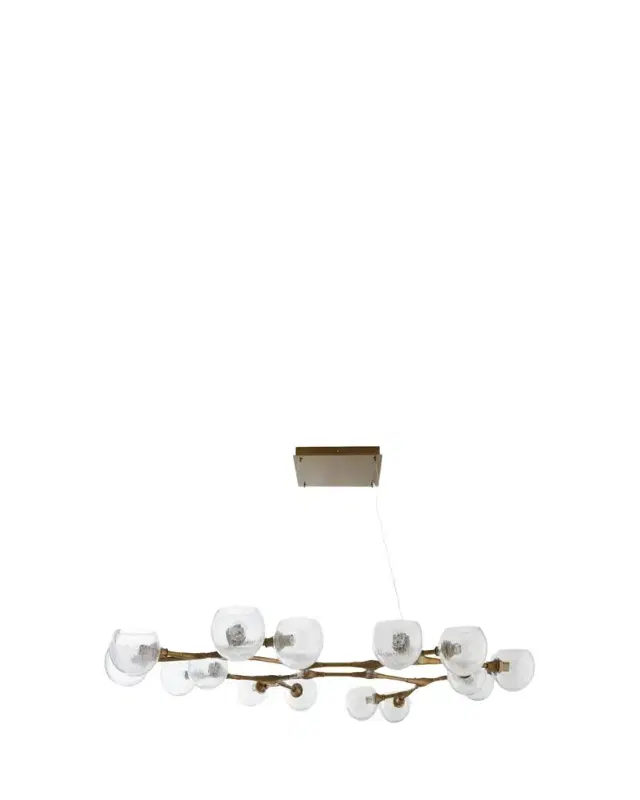 Arteriors Mahowald 70" 16-Light Fixed Chandelier