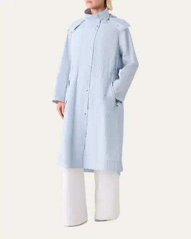 Akris punto Techno Parachute Hooded Parka Coat | Thumbnail 4