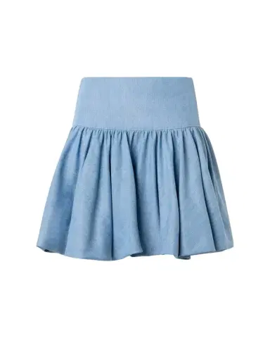 Akris punto Denim Balloon Mini Skirt | Thumbnail 1 Akris punto Denim Balloon Mini Skirt | Thumbnail 1