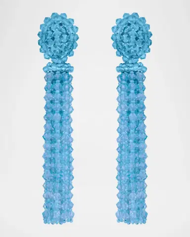 Oscar de la Renta Long Tassel Earrings | Thumbnail 3 Oscar de la Renta Long Tassel Earrings | Thumbnail 3