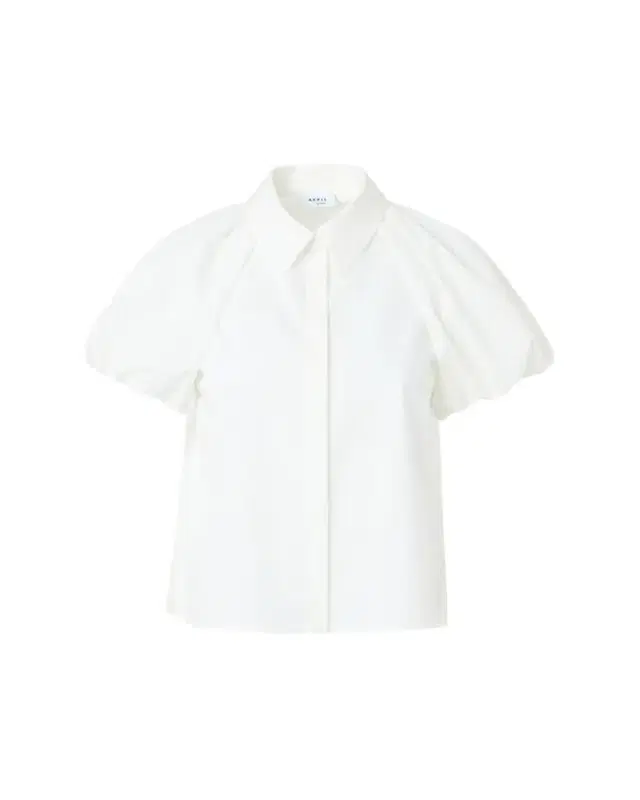 Akris punto Cotton Poplin Puff-Sleeve Shirt