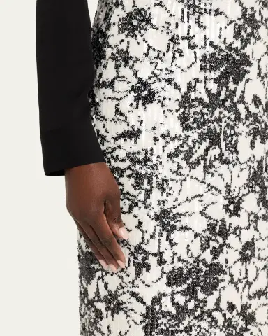 PRABAL GURUNG Floral Sequined Midi Pencil Skirt | Thumbnail 5 PRABAL GURUNG Floral Sequined Midi Pencil Skirt | Thumbnail 5