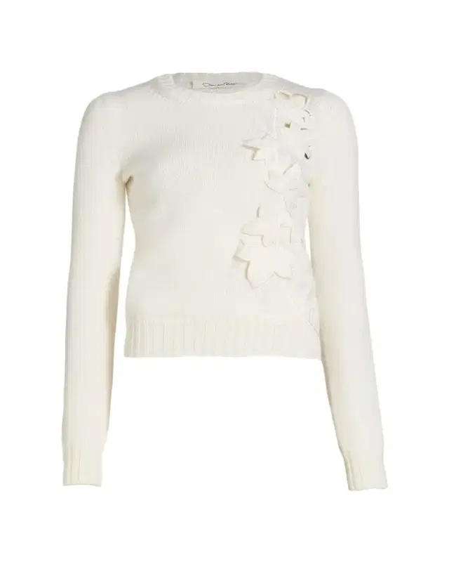 Laser Cut Ivy Crewneck Sweater