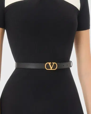 Valentino Garavani Reversible VLogo Signature Leather Belt | Thumbnail 2 Valentino Garavani Reversible VLogo Signature Leather Belt | Thumbnail 2