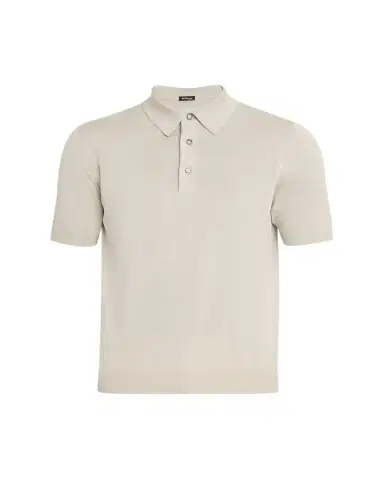 Kiton Men's Cashmere, Linen and Silk Polo Shirt | Thumbnail 1 Kiton Men's Cashmere, Linen and Silk Polo Shirt | Thumbnail 1