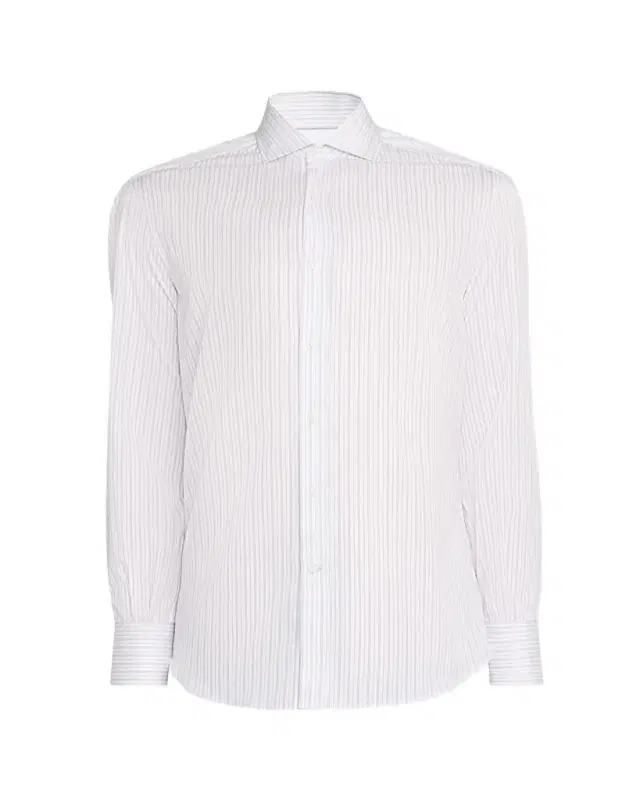 Brunello Cucinelli Men's Cotton Multi-Stripe Button-Down Shirt
