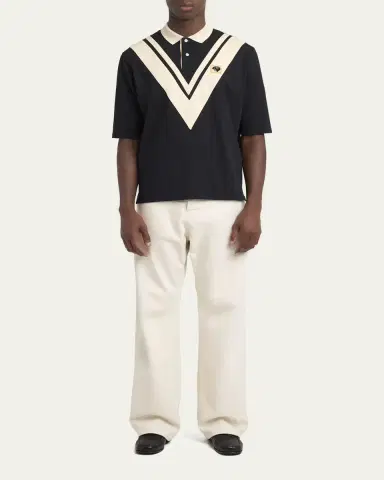 Valentino Garavani Men's V-Logo Denim Pants | Thumbnail 2
