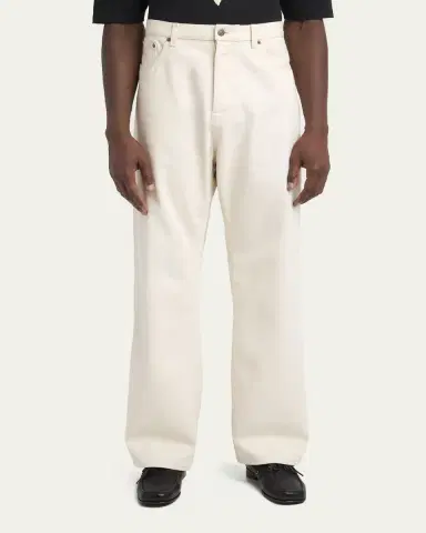 Valentino Garavani Men's V-Logo Denim Pants | Thumbnail 4