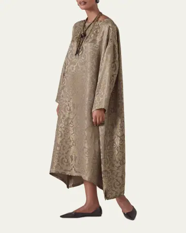Eskandar Wide A-Line Scoop-Neck Dress | Thumbnail 4 Eskandar Wide A-Line Scoop-Neck Dress | Thumbnail 4
