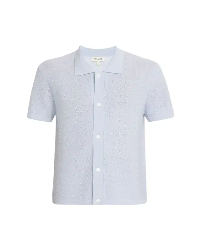 Men's Textured Short-Sleeve Shirt