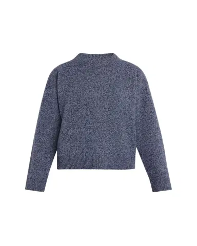 The Elder Statesman Zuma Marled Cashmere Crewneck Sweater | Thumbnail 1 The Elder Statesman Zuma Marled Cashmere Crewneck Sweater | Thumbnail 1