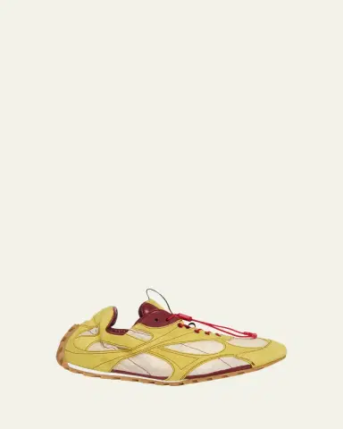 Bottega Veneta Men's Orbit Flash Suede & Nylon Sneakers | Thumbnail 6 Bottega Veneta Men's Orbit Flash Suede & Nylon Sneakers | Thumbnail 6