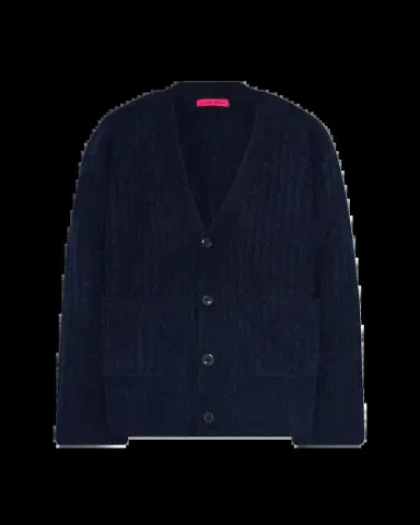 The Elder Statesman Cozy Rib Relaxed Cashmere-Silk Cardigan | Thumbnail 2 The Elder Statesman Cozy Rib Relaxed Cashmere-Silk Cardigan | Thumbnail 2