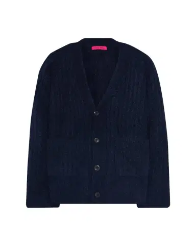 The Elder Statesman Cozy Rib Relaxed Cashmere-Silk Cardigan | Thumbnail 1 The Elder Statesman Cozy Rib Relaxed Cashmere-Silk Cardigan | Thumbnail 1