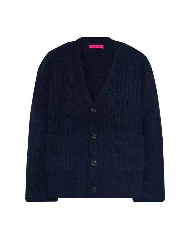 Cozy Rib Relaxed Cashmere-Silk Cardigan