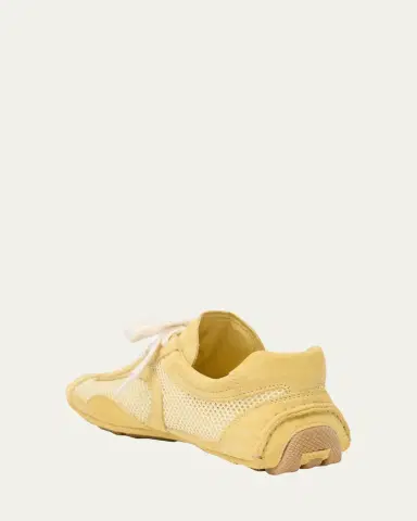 Prada Monte Carlo Leather And Mesh Low-Top Sneakers | Thumbnail 11 Prada Monte Carlo Leather And Mesh Low-Top Sneakers | Thumbnail 11