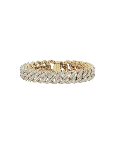 Jennifer Fisher JF Lab - Pavé Diamond Curb Link Bracelet | Thumbnail 1 Jennifer Fisher JF Lab - Pavé Diamond Curb Link Bracelet | Thumbnail 1