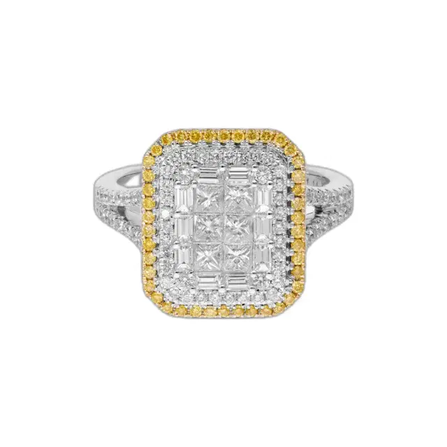 Gregg Ruth Gregg Ruth 14K White & Yellow Gold Diamond Engagement Ring by The Solist