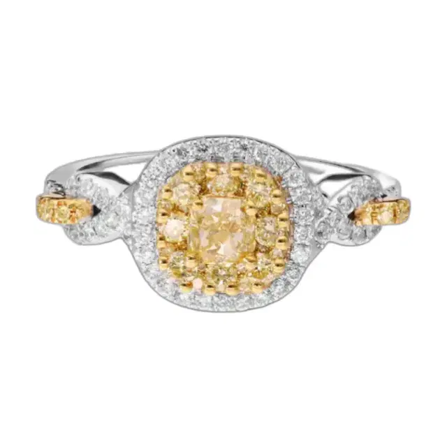 Gregg Ruth Gregg Ruth 18K Yellow Gold Diamond Engagement Ring Sz. 6.5 by The Solist
