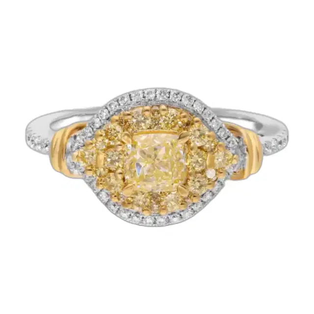 Gregg Ruth Gregg Ruth 18K Yellow Gold Diamond Engagement Ring Sz. 6.5 by The Solist