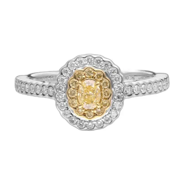 Gregg Ruth Gregg Ruth 18K Yellow Gold Diamond Engagement Ring Sz. 6.75 by The Solist