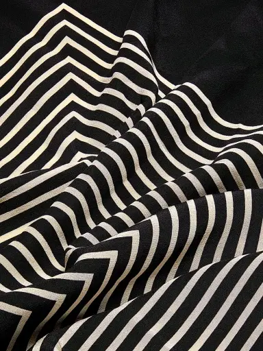 TOTEME Women's Centered Monogram Silk Scarf | Thumbnail 3
