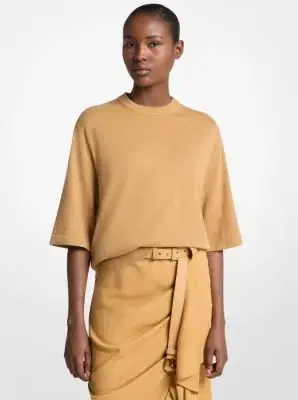 Michael Kors Collection Cashmere T-Shirt | Thumbnail 2