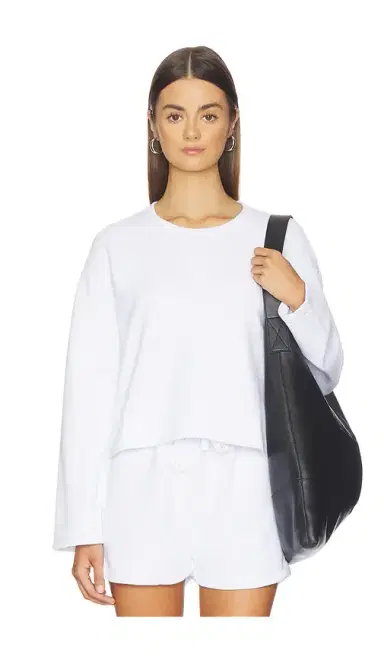 Bobi Drop Shoulder Pullover Top | Thumbnail 1