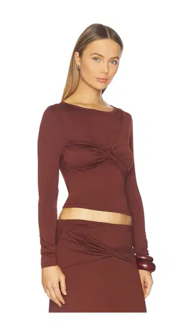 SEVEN WONDERS Kamilla Twist Long Sleeve Top | Thumbnail 2