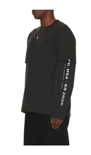 Stampd S26 Double Layered Long Sleeve Relaxed Tee | Thumbnail 2