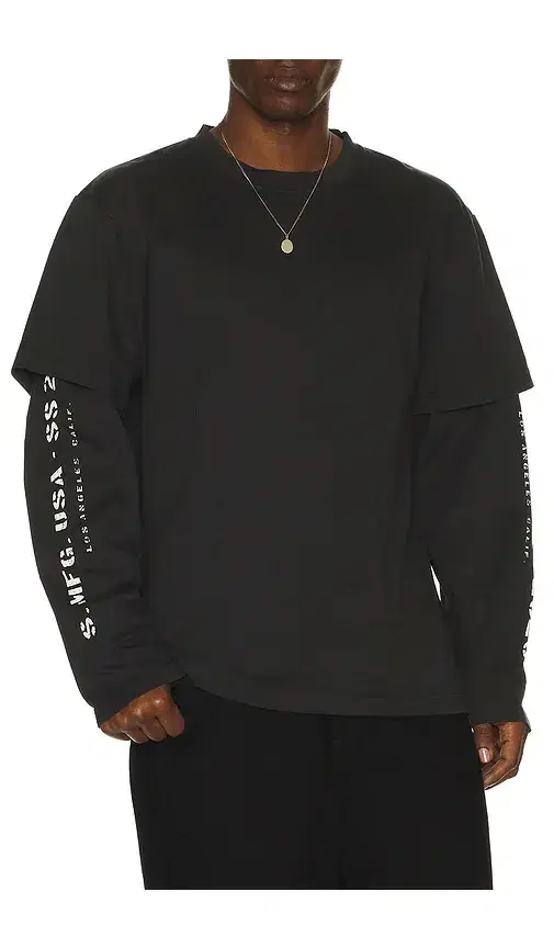 Stampd S26 Double Layered Long Sleeve Relaxed Tee