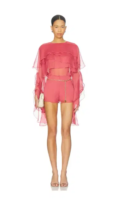 Bardot Carson Ruffle Playsuit | Thumbnail 1 Bardot Carson Ruffle Playsuit | Thumbnail 1
