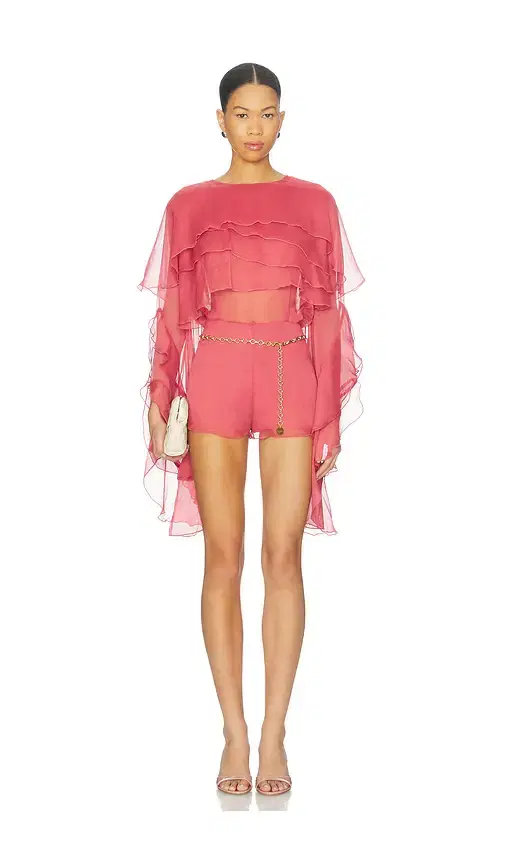 Carson Ruffle Playsuit