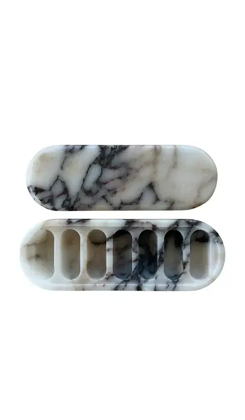 Lauren Elizabeth Marble Pill Box