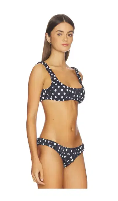CAROLINE CONSTAS Dorit Ruched Bikini Top | Thumbnail 2