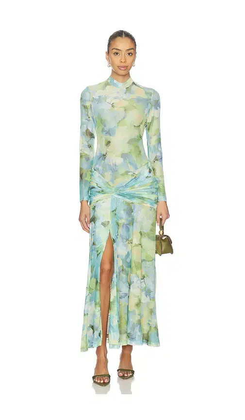 Bardot Lea Floral Mesh Dress
