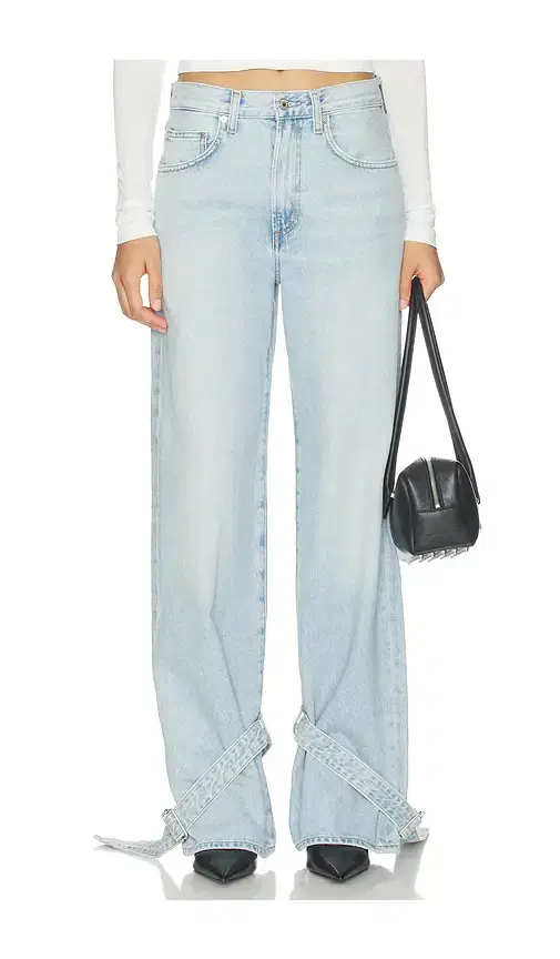 AGOLDE Cinched Hem Loose Taper Jeans