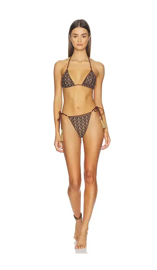 HANNE BLOCH Knit Triangle Bikini Set