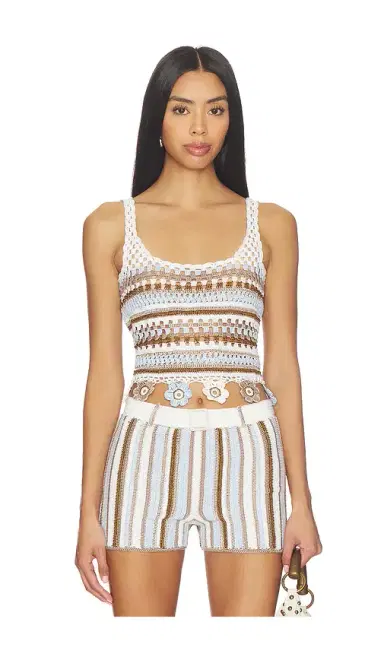 My Beachy Side Noa Hand-crocheted Top | Thumbnail 1 My Beachy Side Noa Hand-crocheted Top | Thumbnail 1