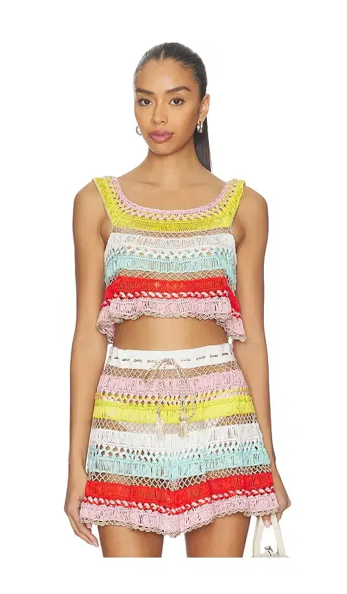 My Beachy Side Cleo Hand-crocheted Top