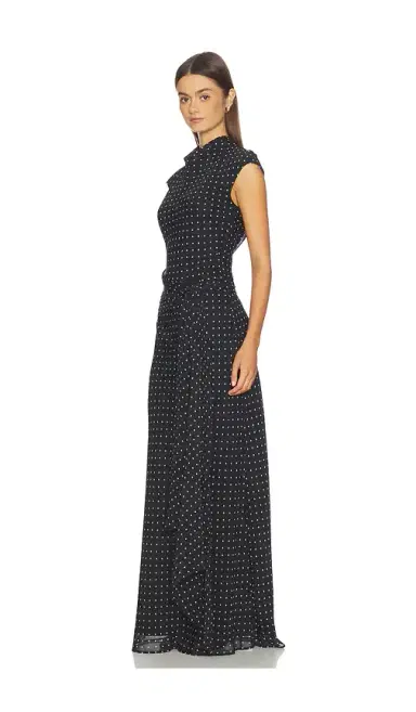 ROTATE Long Dress With Tie | Thumbnail 2 ROTATE Long Dress With Tie | Thumbnail 2