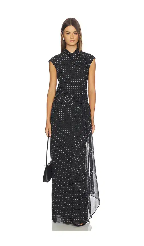Long Dress With Tie