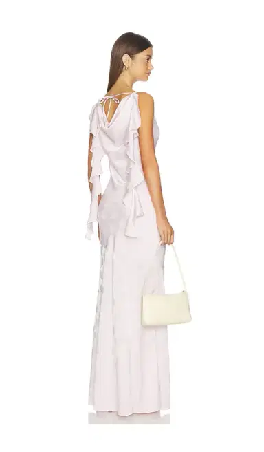 ROTATE Maxi Waterfall Dress | Thumbnail 1