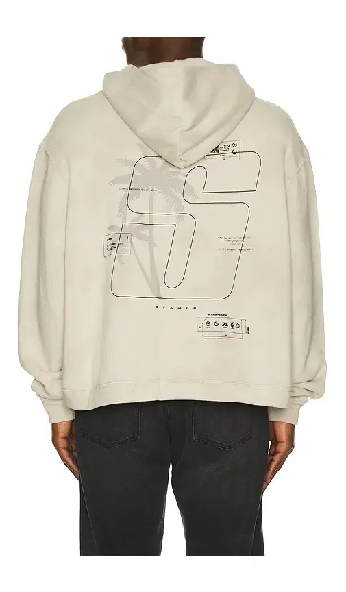 Stampd Transit Tie Dye Cropped Hoodie