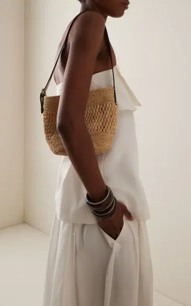 Manebi Loto Raffia Basket Bag | Thumbnail 2 Manebi Loto Raffia Basket Bag | Thumbnail 2