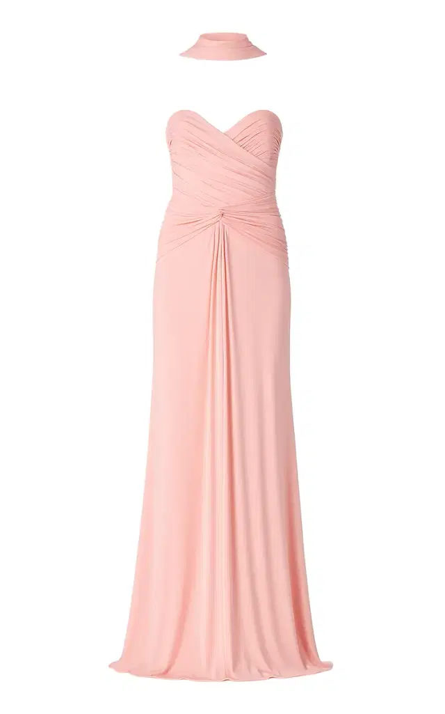 Amanda Ruched Jersey Gown