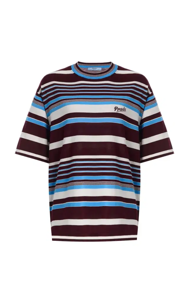 Prada Striped Cotton T-Shirt