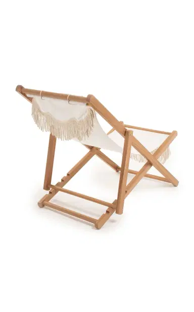 Business & Pleasure Premium Fringed Canvas Sling Chair | Thumbnail 3 Business & Pleasure Premium Fringed Canvas Sling Chair | Thumbnail 3
