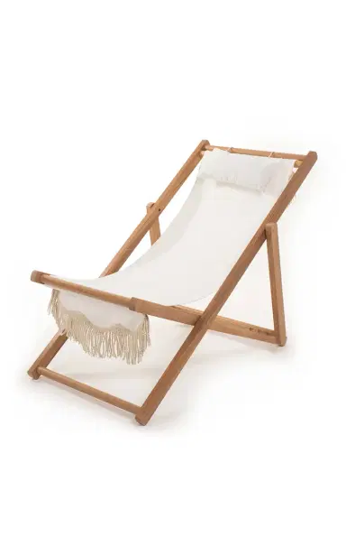 Business & Pleasure Premium Fringed Canvas Sling Chair | Thumbnail 8 Business & Pleasure Premium Fringed Canvas Sling Chair | Thumbnail 8
