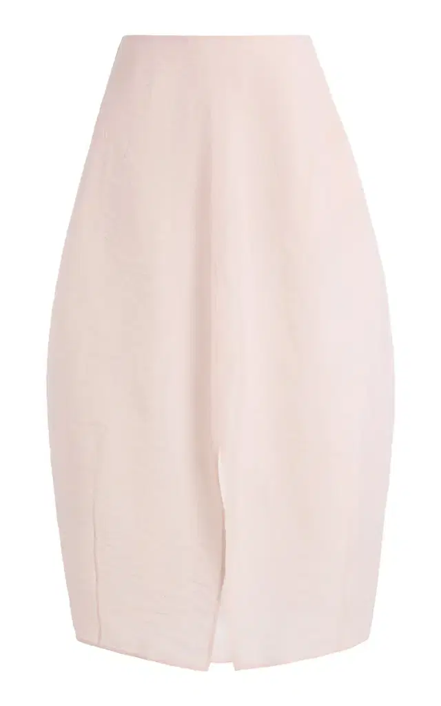 Silk-Blend Parachute Maxi Skirt